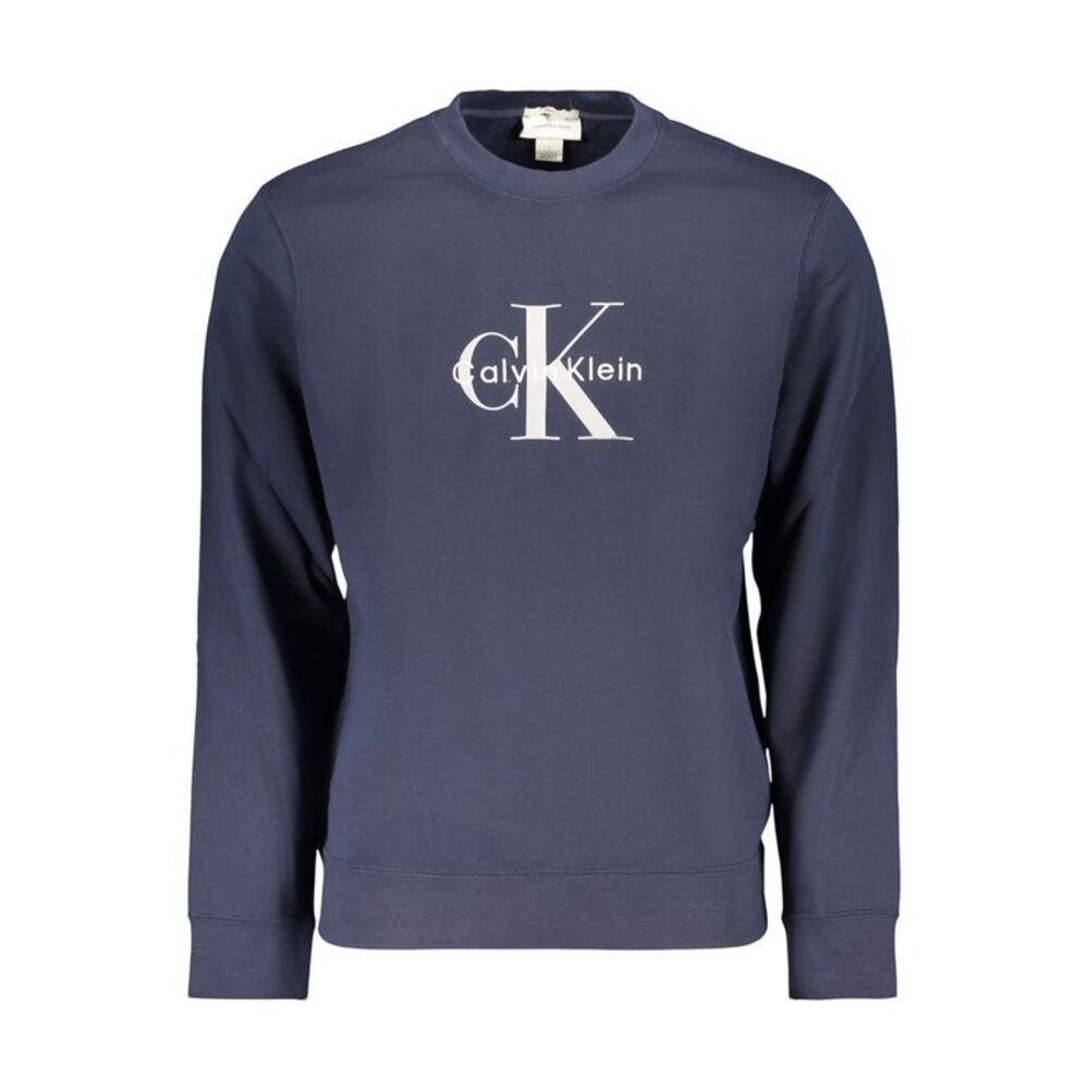 Calvin Klein Blue Cotton Men's Men's Sweatshirt